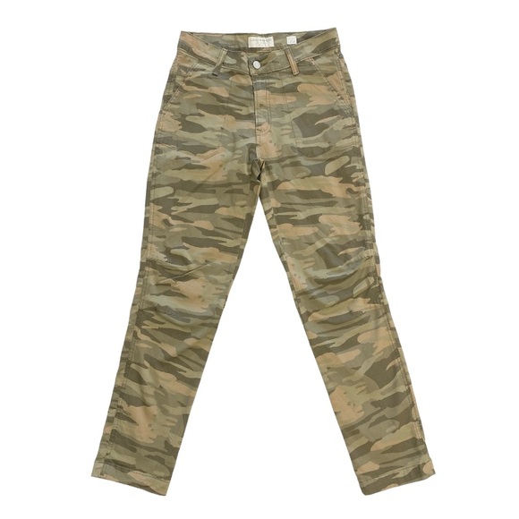 Lucky Brand THE CARGO Woodland Green Camouflage Camo Pants - Picture 1 of 14